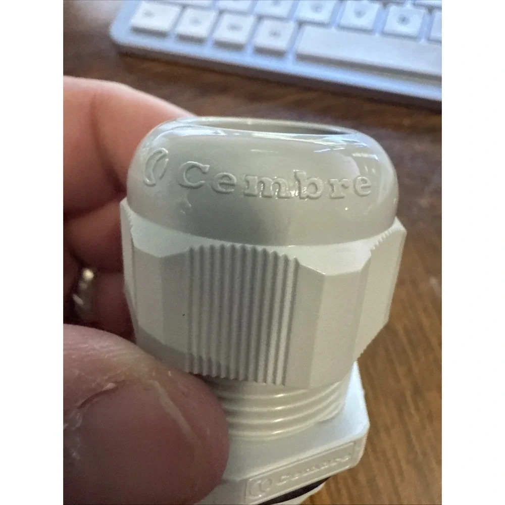 ASI 3001235 Nylon/Plastic Cable Gland, Strain Relief Cord Grip (25 Pack)